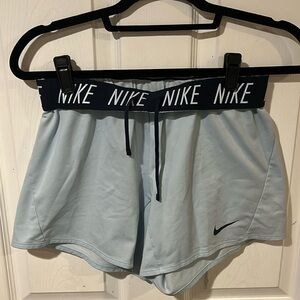 blue nike shorts